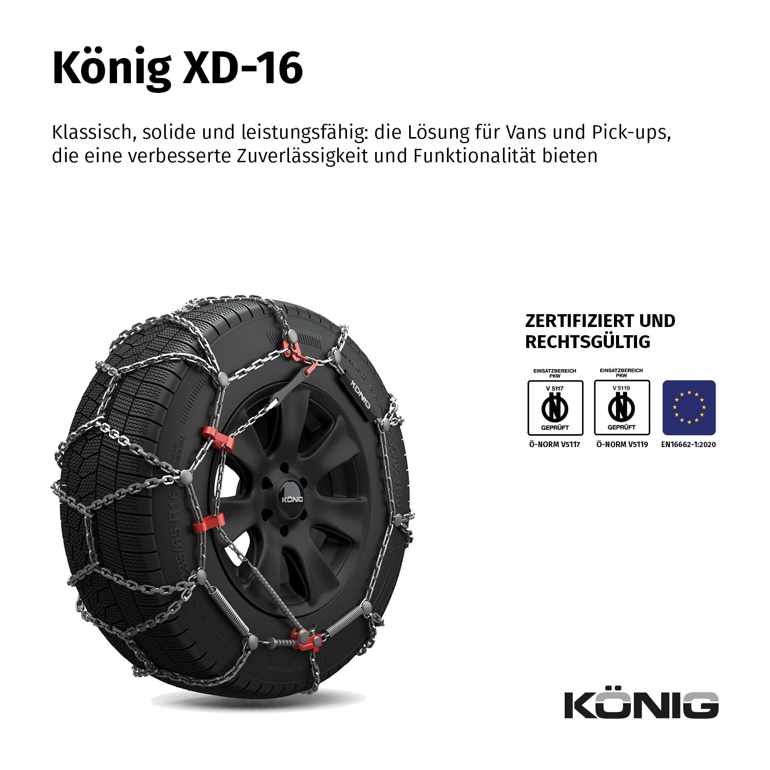 KÖNIG XD-16 247 - Schneeketten