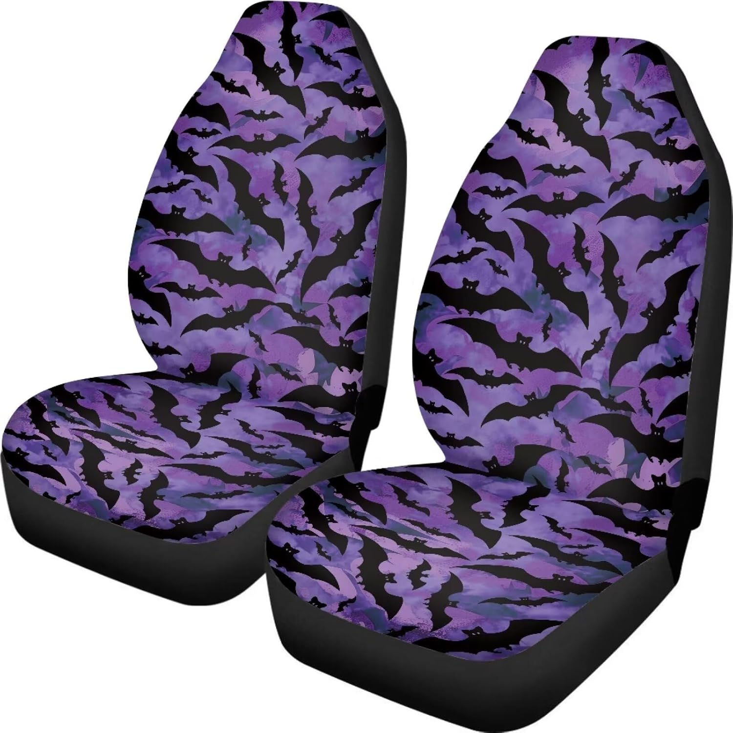 Horeset Shark Strawberry Print Front Car Seat Cover Auto Seat Cushion Protectors, Automative Accessories 2 PCS Universal Fit Car SUV Sedan Truck