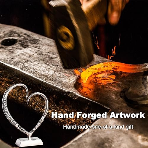 Miniatura 6 de 10 aniversario para ella, 10 aniversario de boda para parejas, regalo de aniversario de lata de 10 años para esposa, decoración de recuerdo de