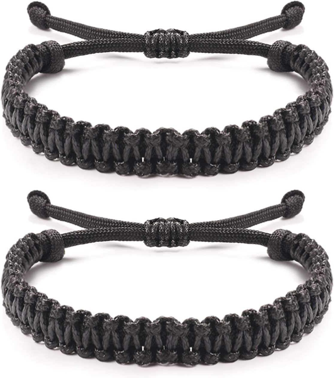 Jeka Handmade Braided Unisex Friendship Bracelets Distance Matching Bracelet 2 Pcs