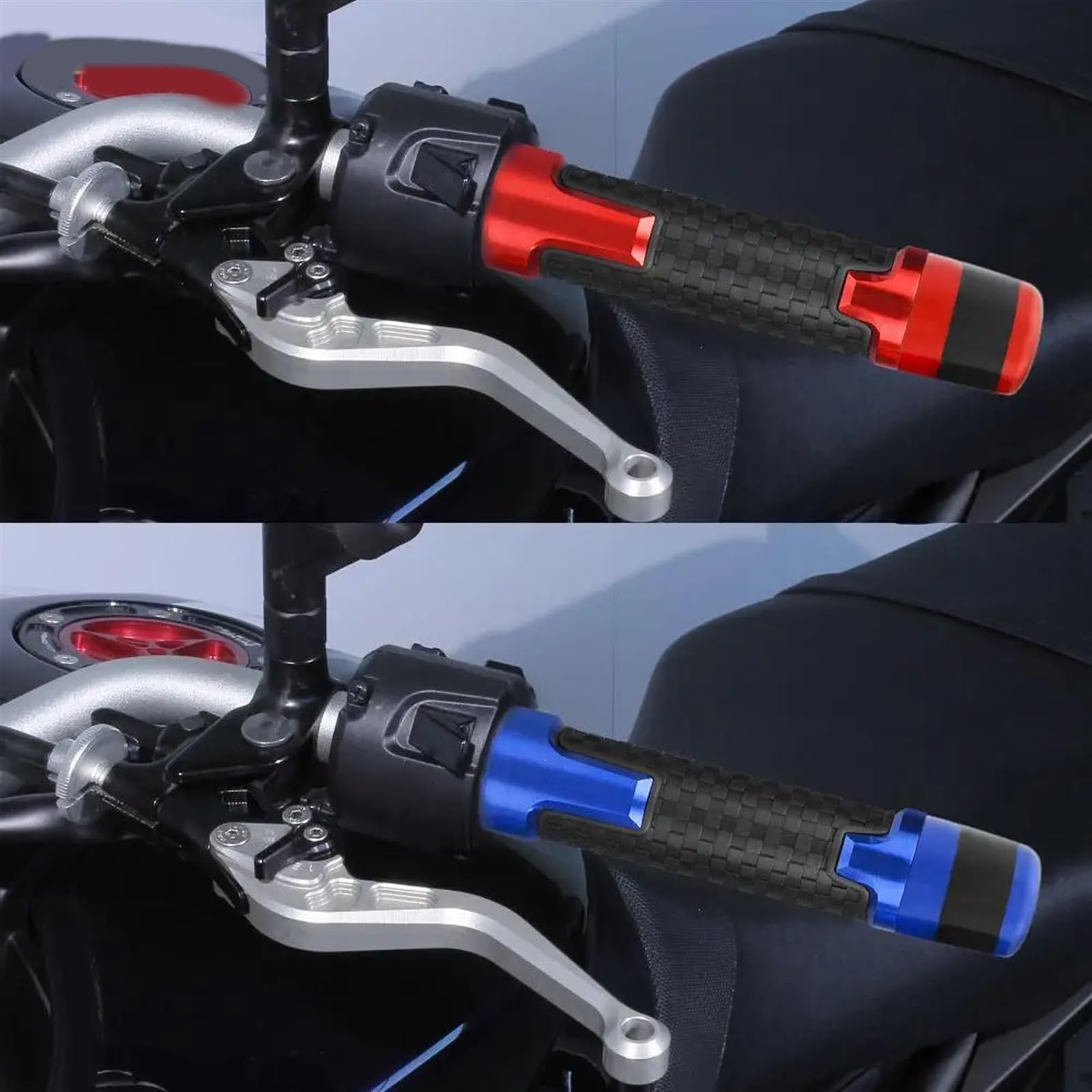 Embouts De Poignées De Guidon De Moto CNC, Bouchons D'extrémité De Main pour Y&amaha FZ6 FZ6R F&Azer FZ6FAZER 2014 2015 2016