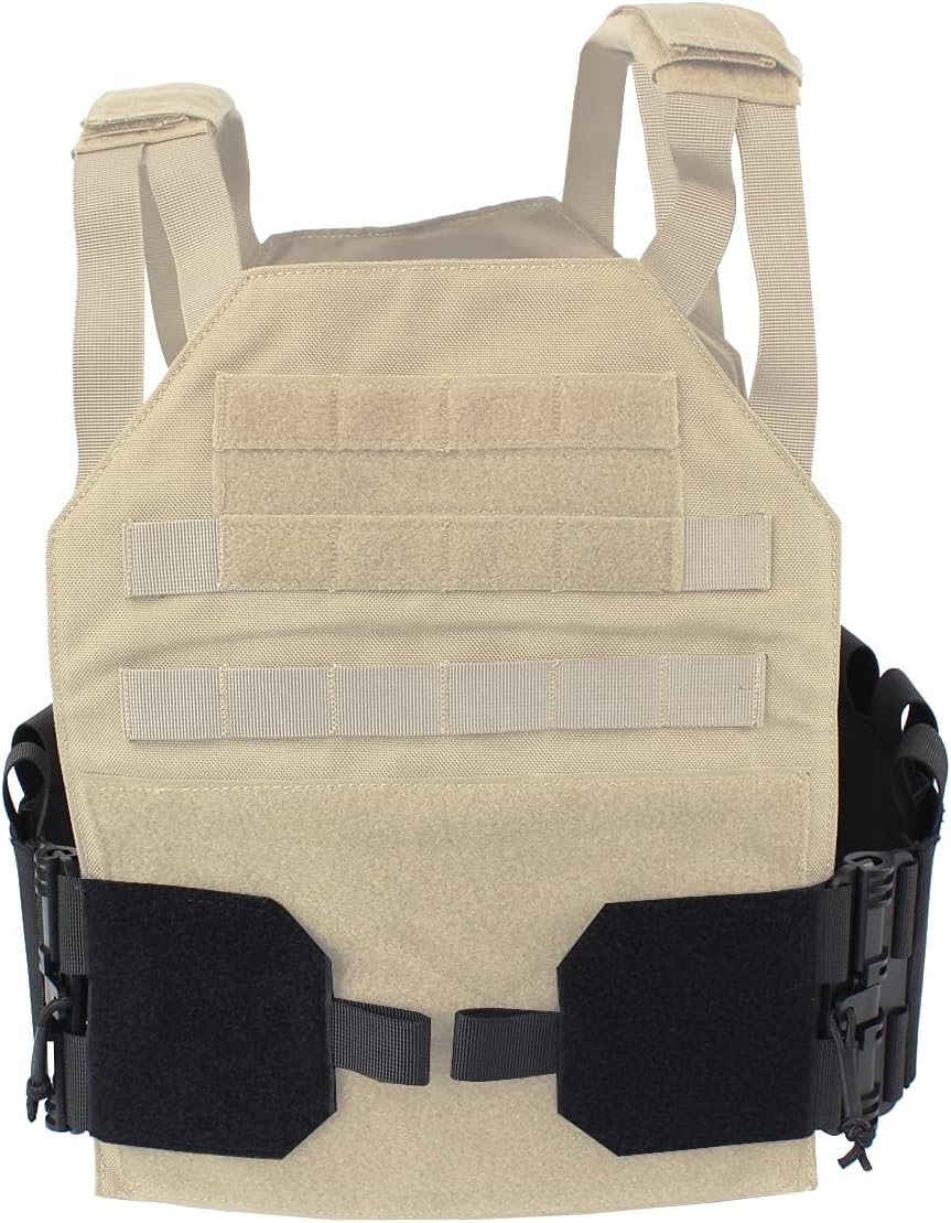 LytHarvest Elastic Cummerbund for Vest Quick Release Mounting Strap Tactical Stretch Cummerbund with 3 x AR Magazine Pouches for JPC CPC LBT LBX (Black) : Sports & Outdoors