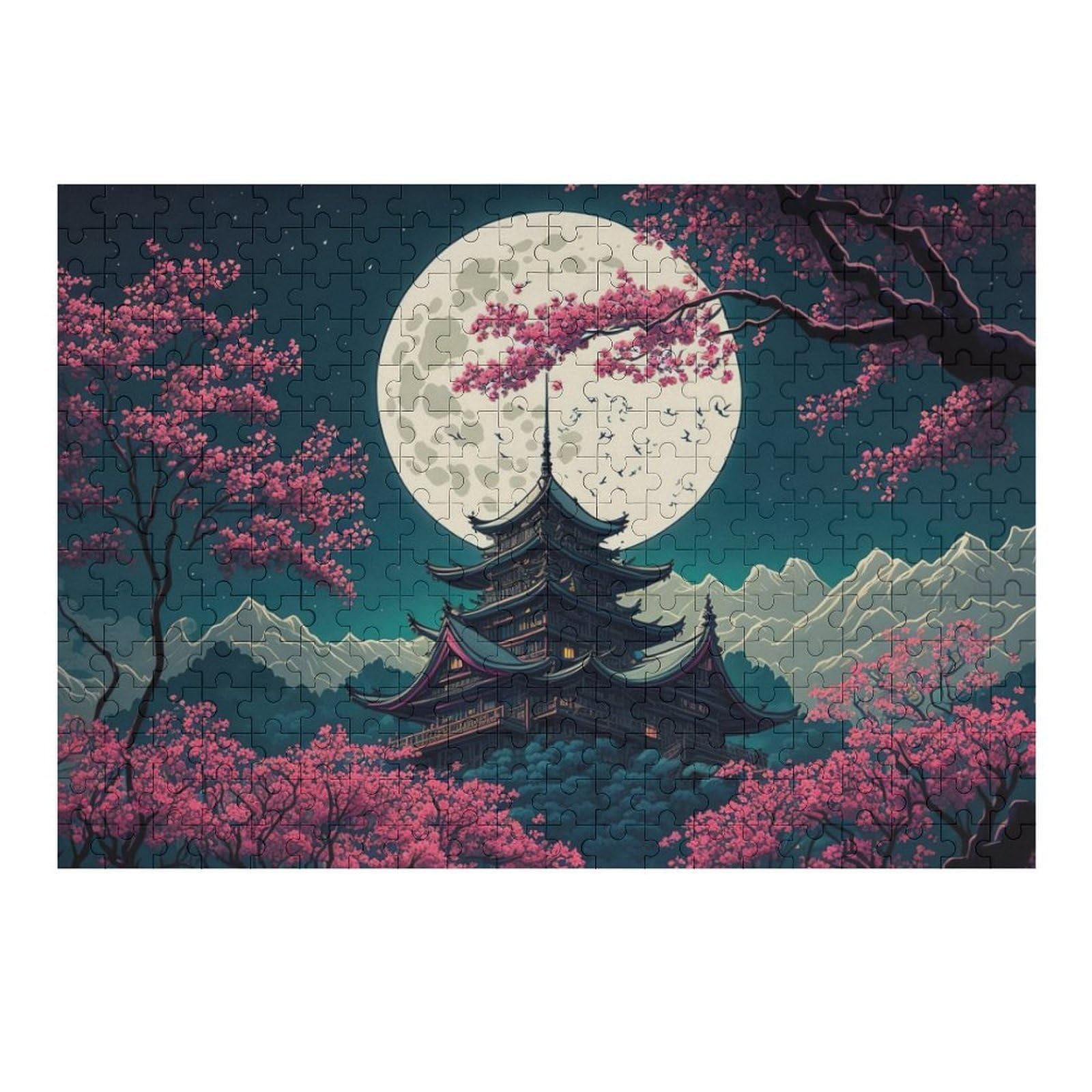 Jigsaw Puzzles 1000pcs(38x26cm) for Adults Japan Landscape Beautiful Jigsaws for Adults Hands-on Game Difficult Hard Gifts for Friends And Family 1000pcs(38x26cm)