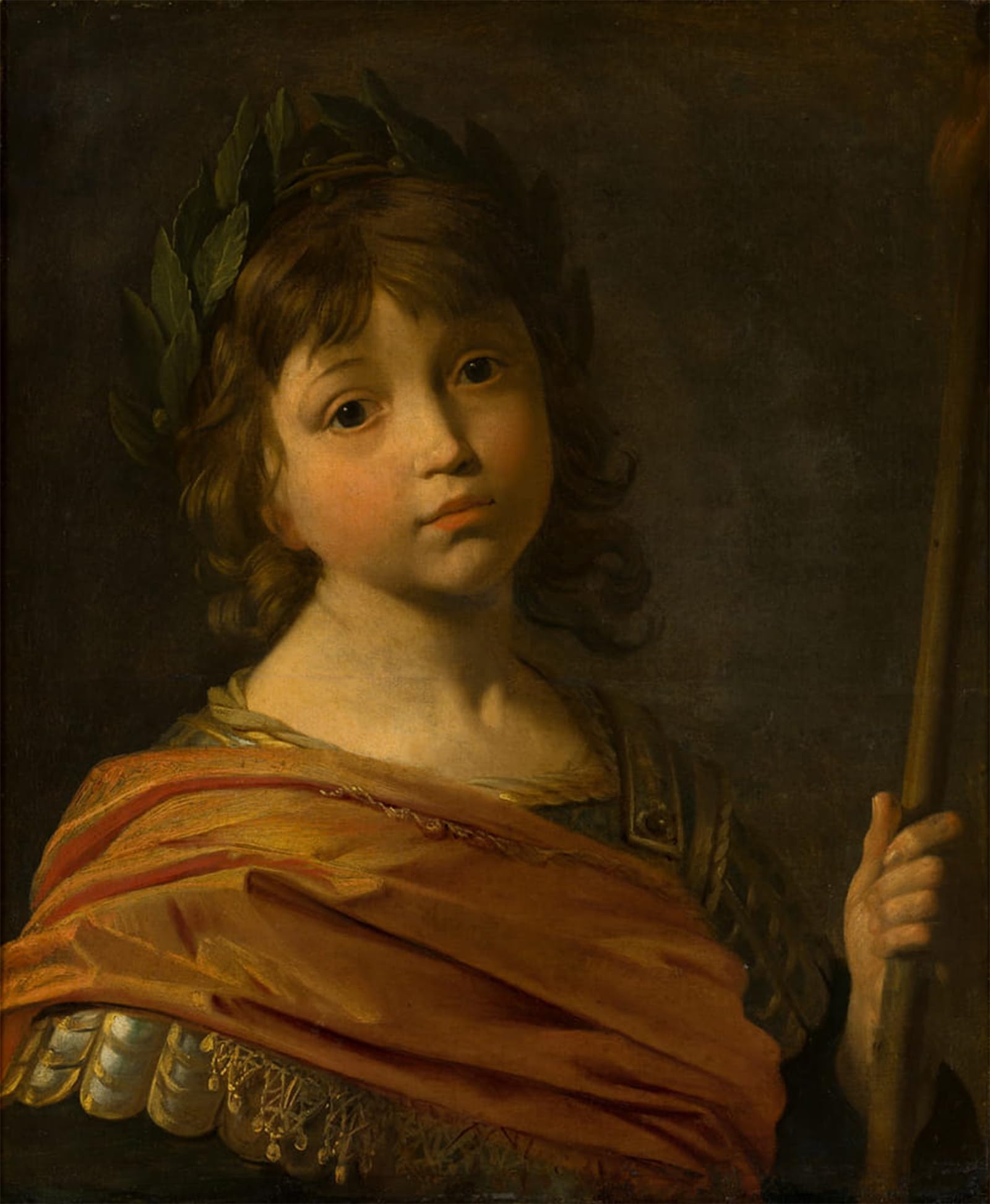 Posteriik Boys No Frame Vintage Print Pop Art Landscape Artwork Portrait Of Maurice Or Moritz Palatine Depicted As Mars When A By Gerrit Van Honthorst Art Prints For Office Home Decor 60X90cm