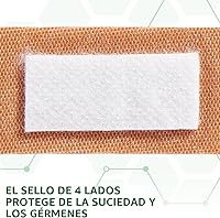 Vista 3 de CURAD Paquete surtido de vendajes variados, 300 unidades, 6 estilos, incluyendo antibacteriano, impermeable, transparente, plástico, resistente