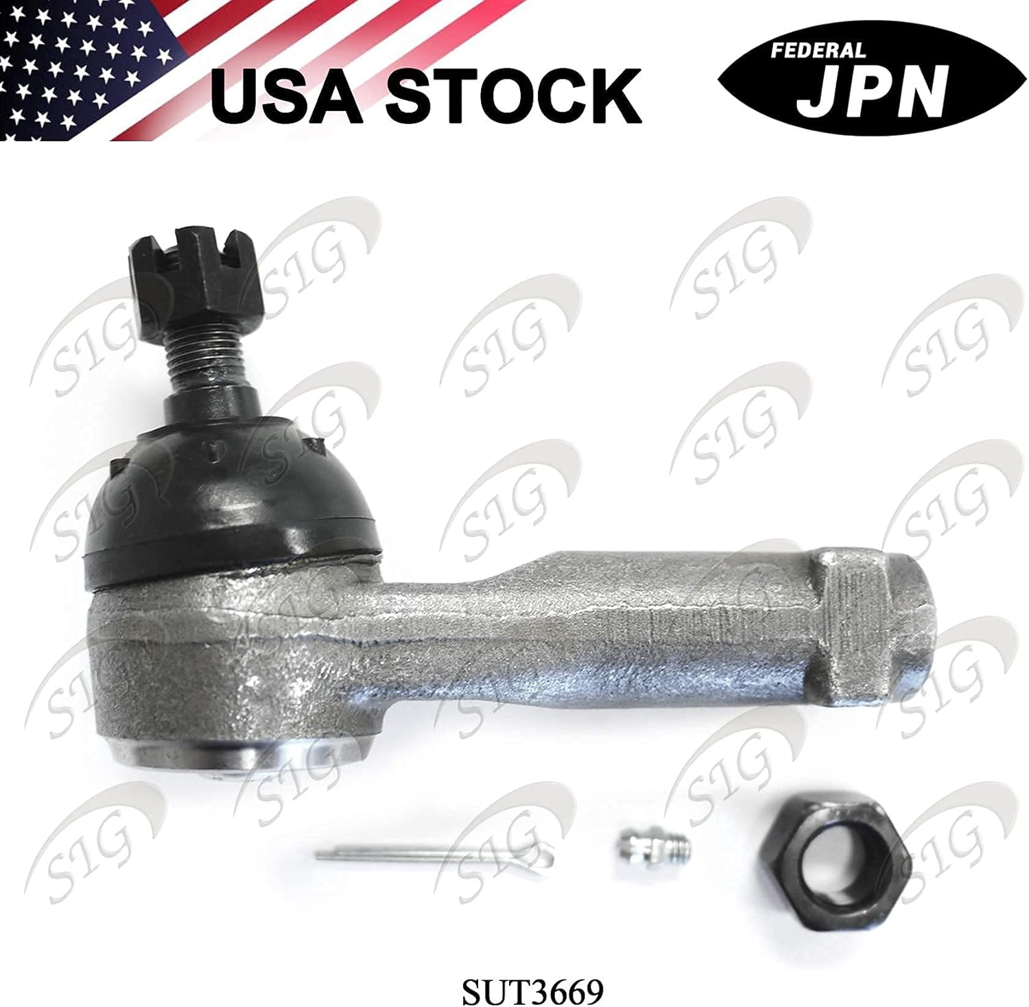 Front Left (Driver Side) or Right (Passenger Side) Outer Tie Rod End Compatible with Honda Model Odyssey (Replacement# 53540S0XA01, ES3669) - SUT3669