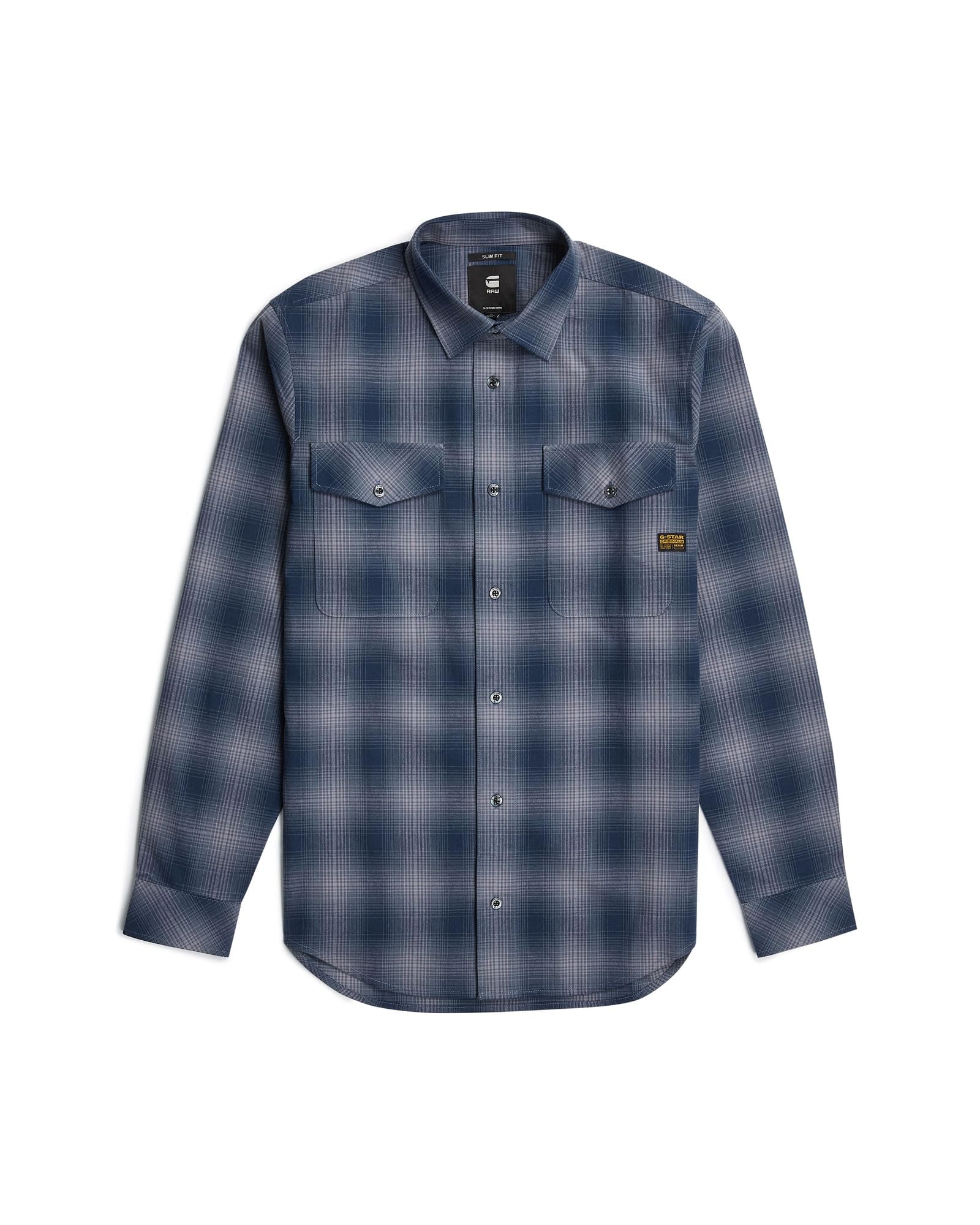 G-Star Herren Marine Slim Long Sleeve Shirt