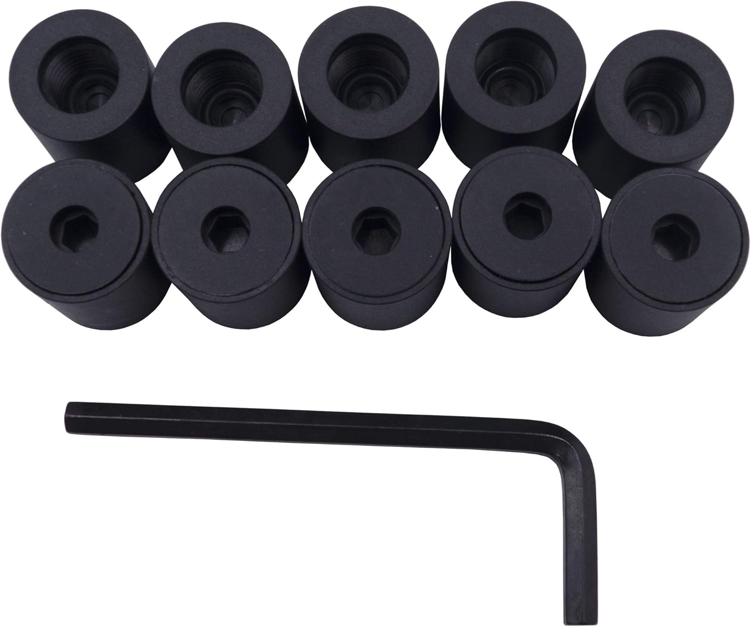 Supplying Demand SFL1410 10 Pack 1/4 Inch Safety Locking Caps with Tool