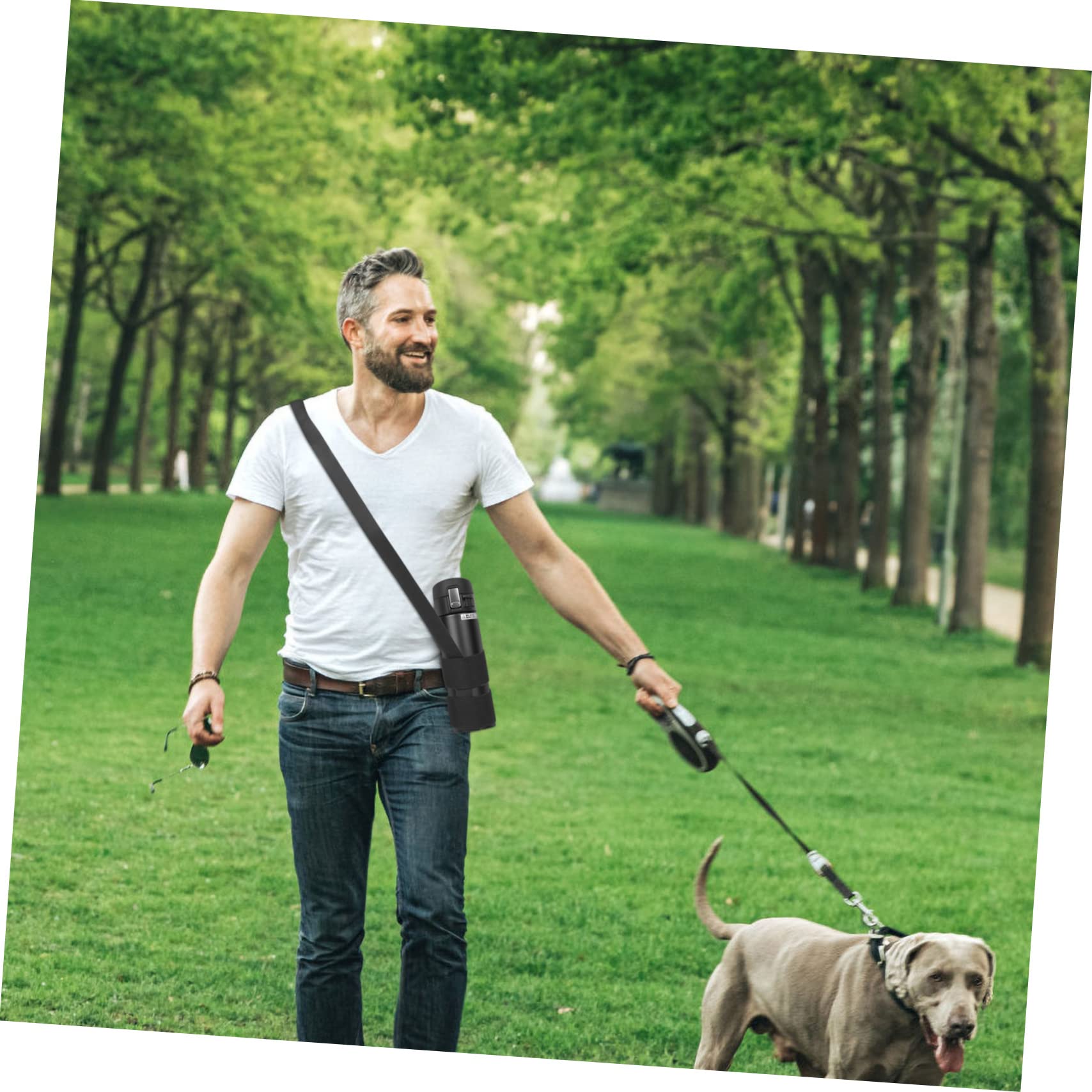 Supvox 5st Outdoor-wasserflaschengürtel Futterspender Riemen Röhrenvase Mit Ständer Behälter Lanyards Käfig Kalte Tasse Sportwasserflaschen Beutel Flaschenschlaufe Biegbar Abs Black Stoff