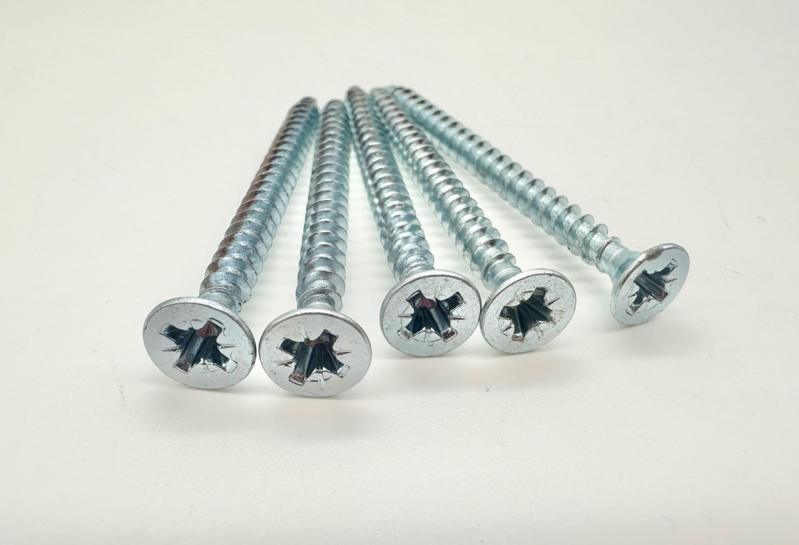200 Pcs Silver Wood Screws Double Countersunk General Purpose (4mm x 50mm) - Image 3