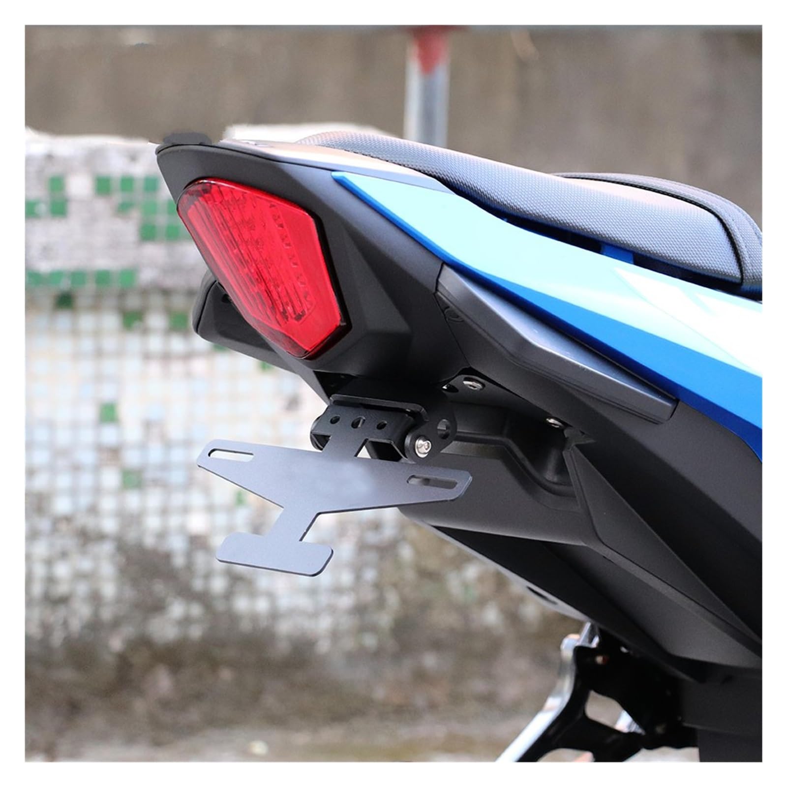Portatarga Per Moto, Portatarga Modificato Con Luci LED, Accessori Per S&uzuki GSX250R GSX250 GSX 250R