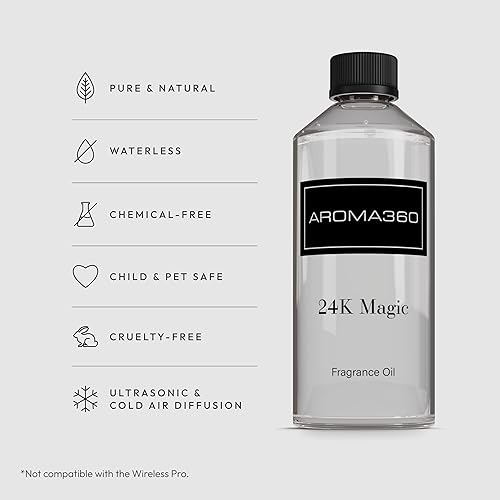 Miniatura 230 de Aroma360 Dream On - Mezcla de aceites aromáticos – 16.9 fl oz – Aceite difusor de aromaterapia perfumado con té blanco sereno, aloe vera curativo