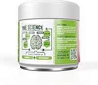 Vista 5 de BrainJuice Nootropics - Suplemento de apoyo cerebral, polvo sin gluten para energía y concentración, mezcla de bebida con L teanina, Alpha GPC