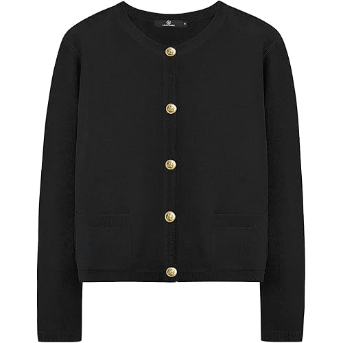 LILLUSORY Women Cardigan Sweaters Fall Outfit Clothes Fashion Cropped Jackets Trendy 2026 Casual Long Sleeve Tops