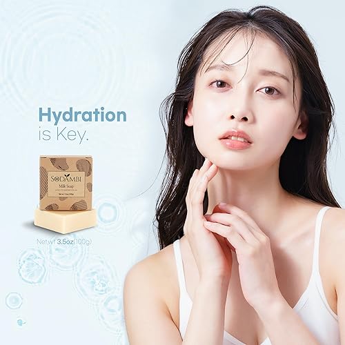 Miniatura 5 de Barra de jabón de hierbas  Hecho a mano con hierbas medicinales coreanas  Fórmula hidratante a base de plantas con aceite de coco y manteca de