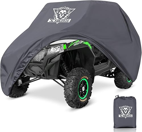 XYZCTEM UTV Cover,Outdoor Waterproof All-Weather Protection UTV Cover Compatible with Polaris RZR Can-Am Yamaha Honda Kawasaki Suzuki,and More.115