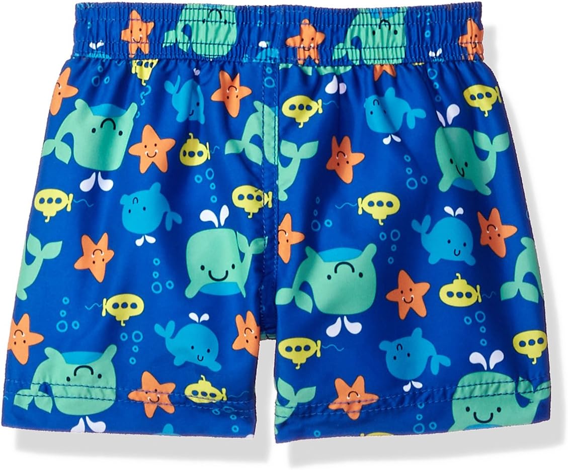 KIKO & MAX Boys' Swimsuit Set with Short Sleeve Rashguard Swim Shirt