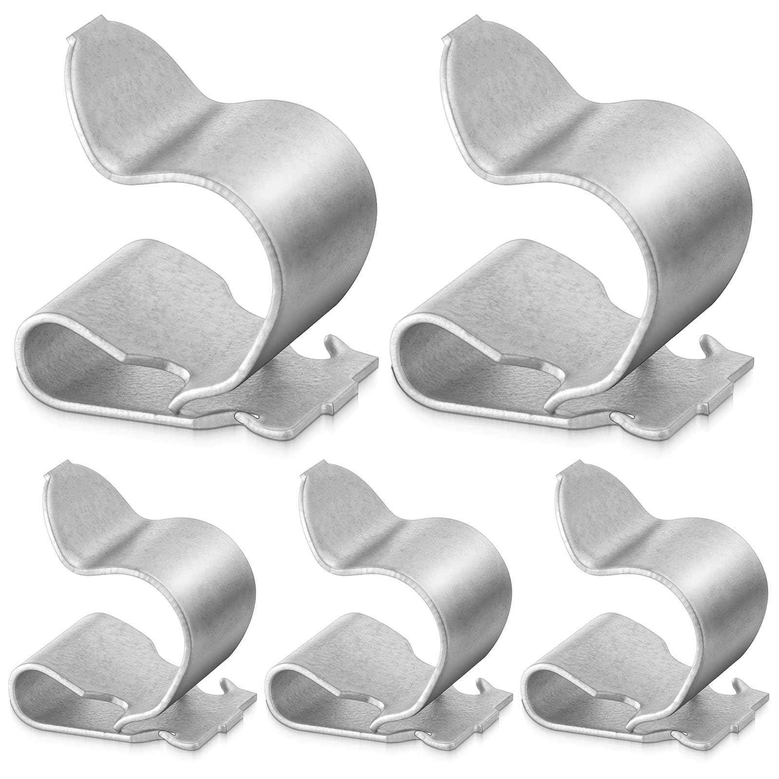 Hicarer 100 Pcs Metal Cable Clips Stud Clip Spring Steel Fastener Clamp Beam Fits 1/16" – 3/16" Flange 0.46" - 0.56" Cables Durable Corrosion-Resistant Fastener for Effortless Cable Management — Amazon image 7