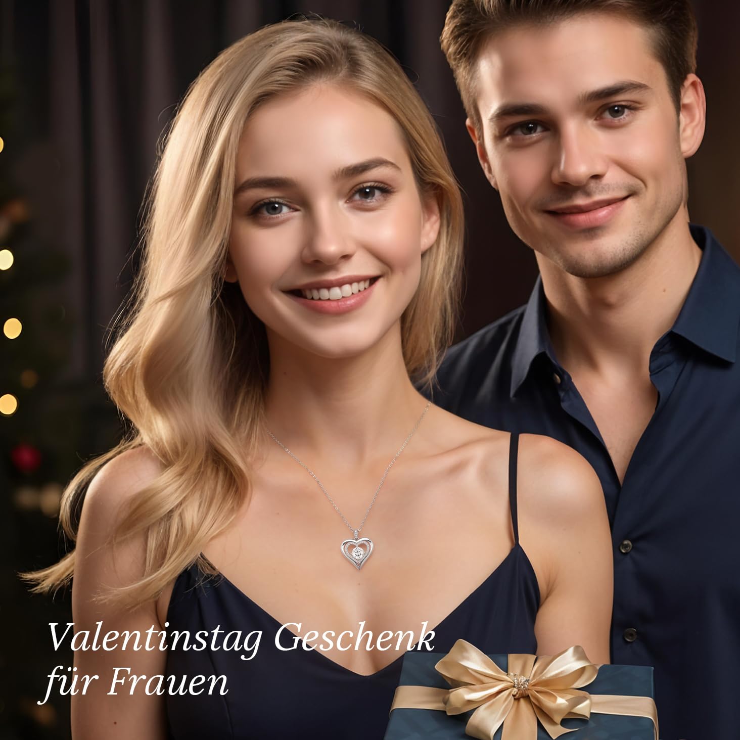 CDE Moissanite Diamante Amore Cuore Collana Pendente Per Moglie 1-3ct, Catena Gioielli Collana Donna Argento S925 Per Fidanzate Fidanzamenti Di Nozze Di Natale Di San Valentino Regali