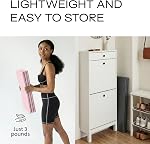 Stakt - Stakt Foldable Multi-Purpose Fitness & Yoga Mat with Patented Design, Workout Mat with Non-Slip Surface, Portable & Lightweight, For Studio & Home Use, As Seen on Shark Tank