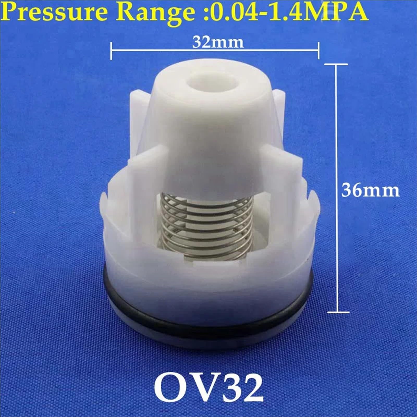 5/10 válvulas de retención de plástico enchufables de 15 ~ 50 mm para gas y agua, conector de control unidireccional, válvulas antigoteo (OV32 mm, 10 unidades)