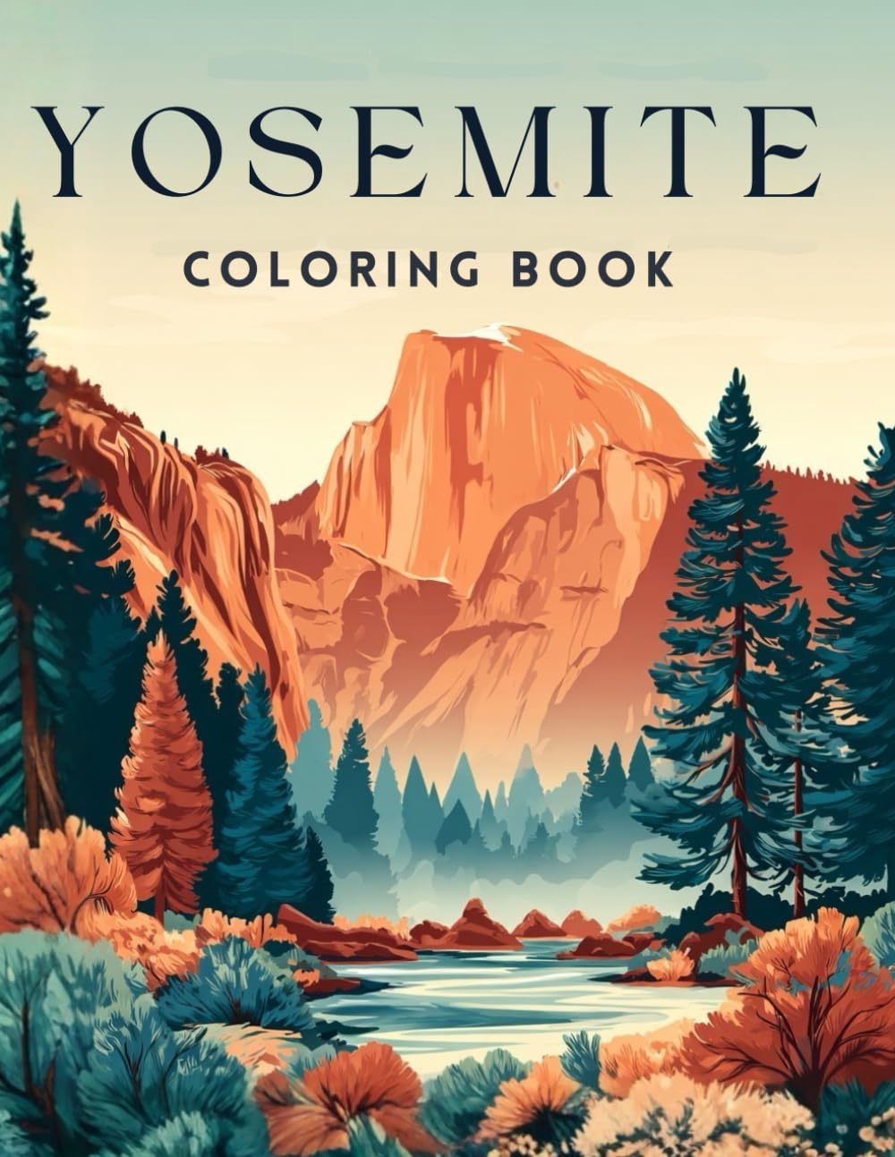 Yosemite Coloring Book: Fun and Educational National Park Adventure for Young Explorers (World National Parks Coloring Series)
