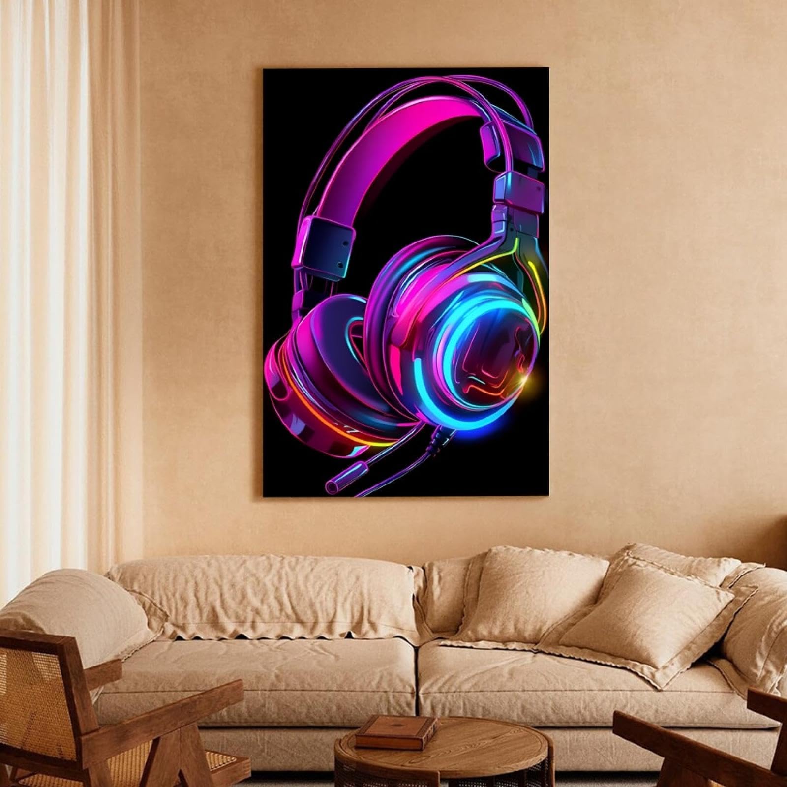 XBTYKPB Póster de lienzo, lienzo de arte de pared retro de videojuegos, para dormitorio, sala de estar, pasillo, decoración, pósteres e impresiones de 80 x 140 cm con marco.