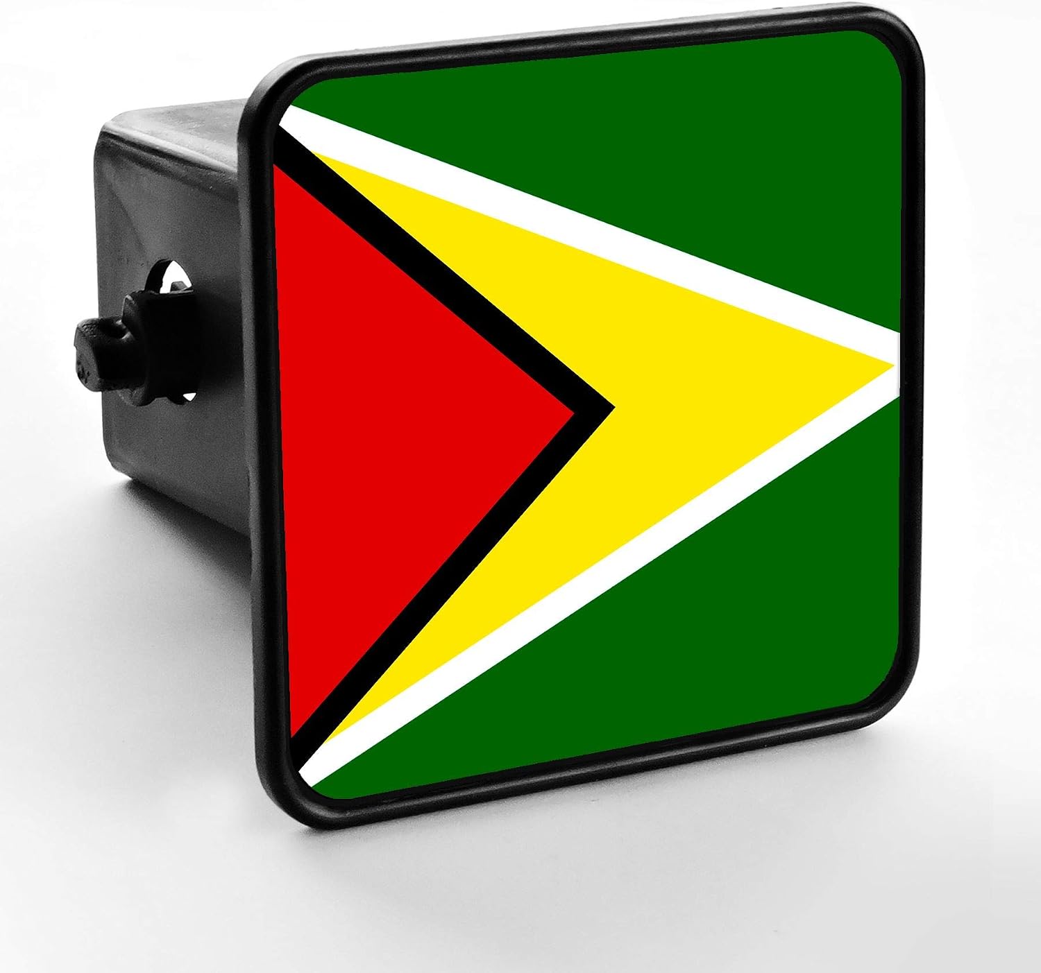 Durable Trailer Hitch Cover - Flag of Guyana (Guyanese)