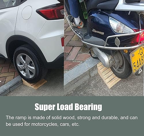 Miniatura 5 de Bsetain Rampa de entrada para andador, rampa de madera portátil para entrada de cobertizoperropersonas mayores, rampa de escalera antideslizante de