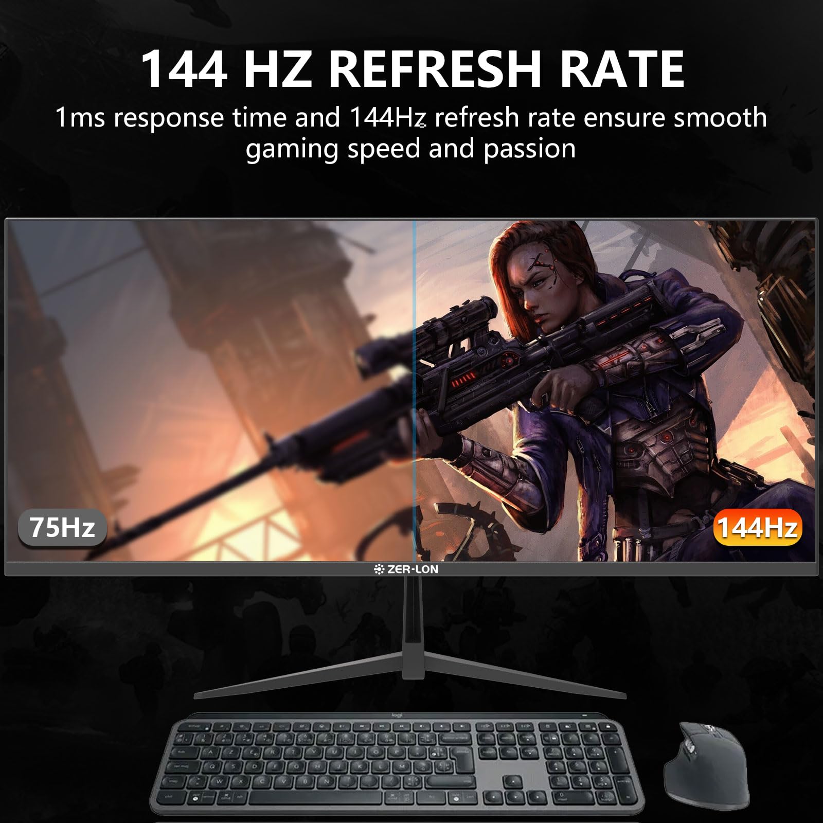 Amazon.com: ZER-LON 34 Inch Ultrawide Gaming Monitor, IPS 21