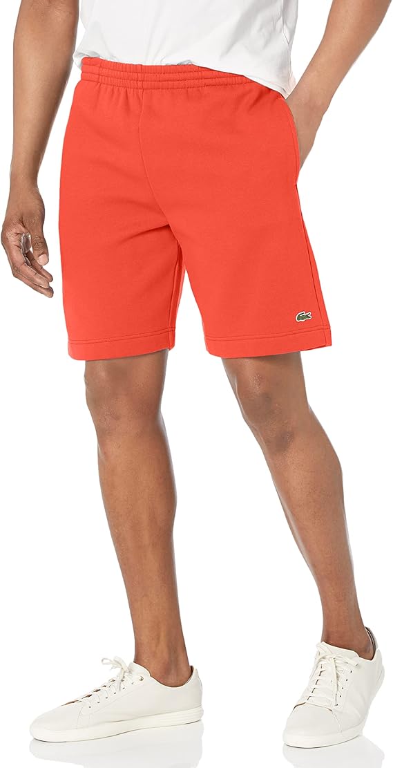 Мужские флисовые шорты из органического хлопка с матовой отделкой Lacoste 16590₽