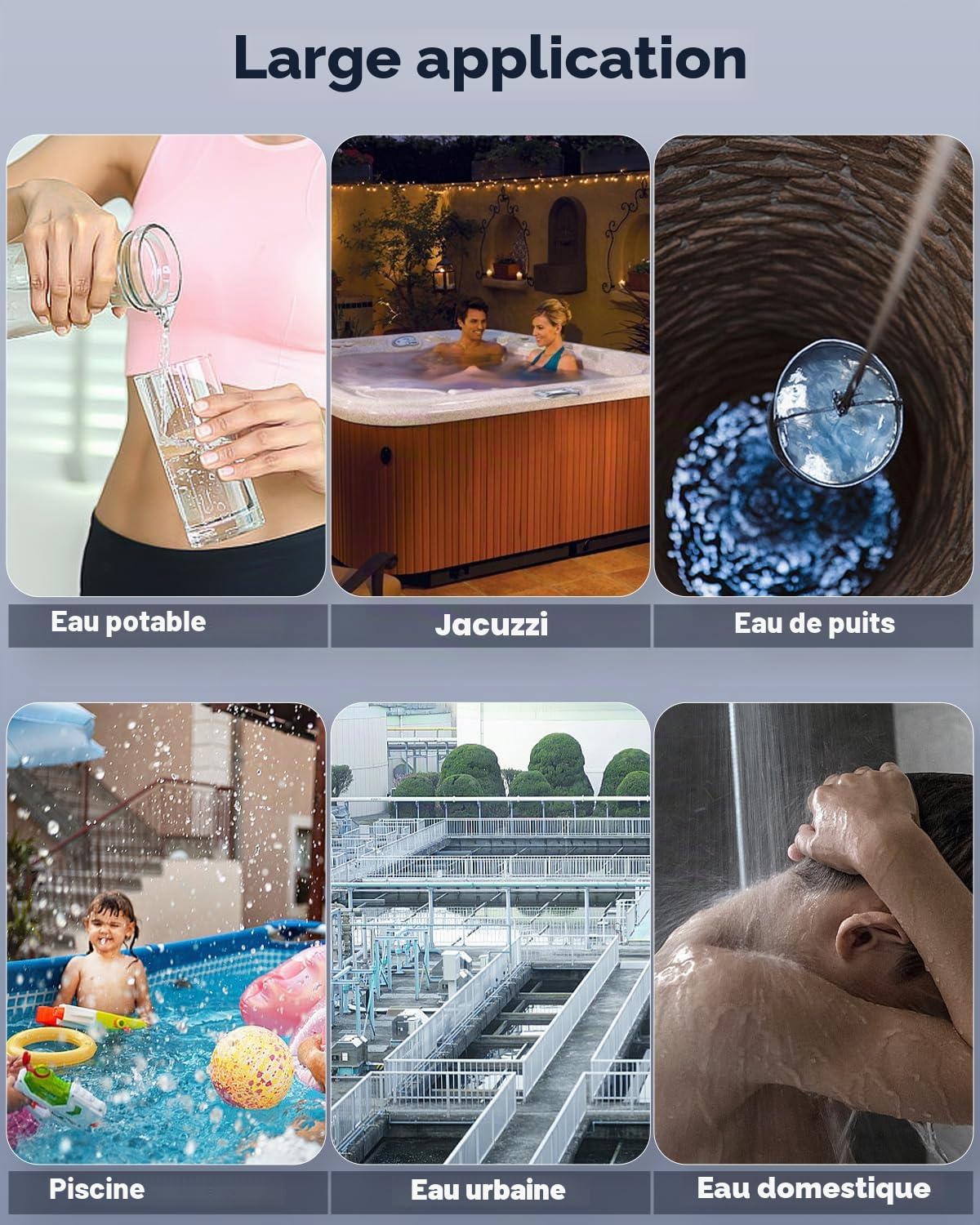 Pawfly Kit de Test Eau Potable 18 en 1 pour Robinet puits Piscine Aquarium Spa Test qualité Eau Maison pH dureté Chlore Plomb Fer cuivre Nitrate fluorure et Plus 125 bandelettes