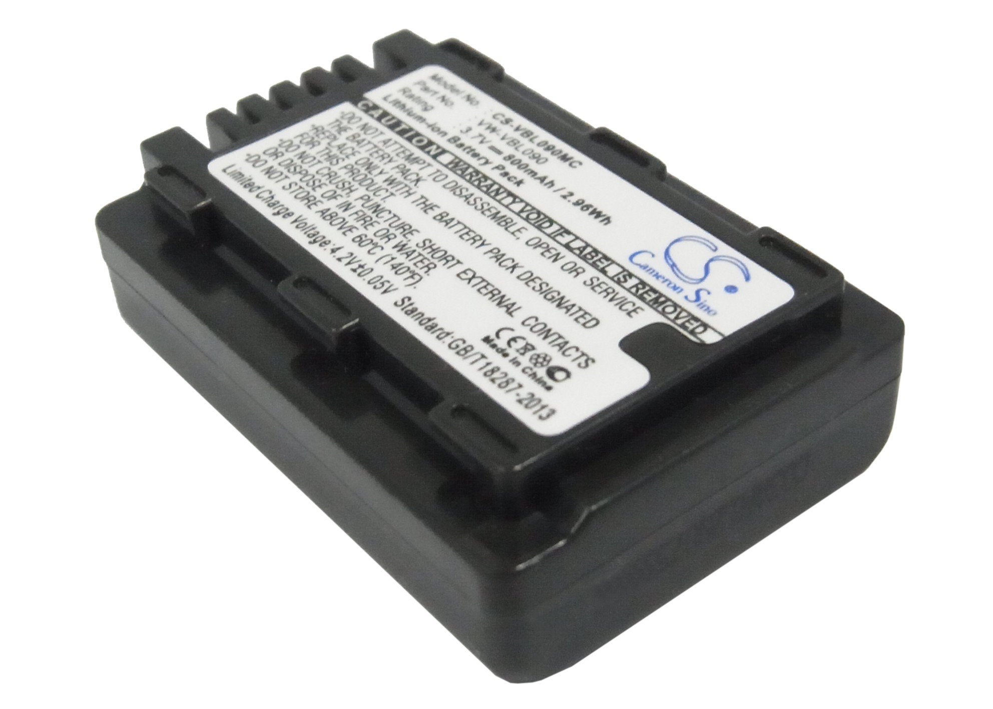 Replacement Battery for Panasonic VW-VBL090,PN:VW-VBL090,800mAh