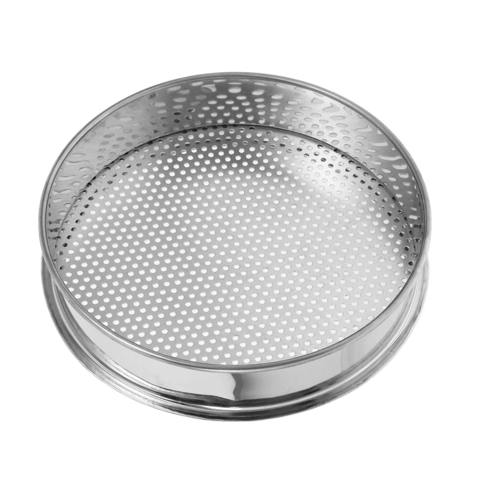 GALPADA 3mm Hole Stainless Steel Soil Sieve Multifunctional Gardening Tool Rock Sifter Dirt Sifter for Rocks and Easy to Carry