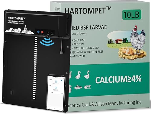Miniatura 9 de HARTOMPET Better Than Dry Mealworms para pollos 2 libras – 85 veces más calcio que gusanos de comida – Aditivo para piensos de pollo sin OMG