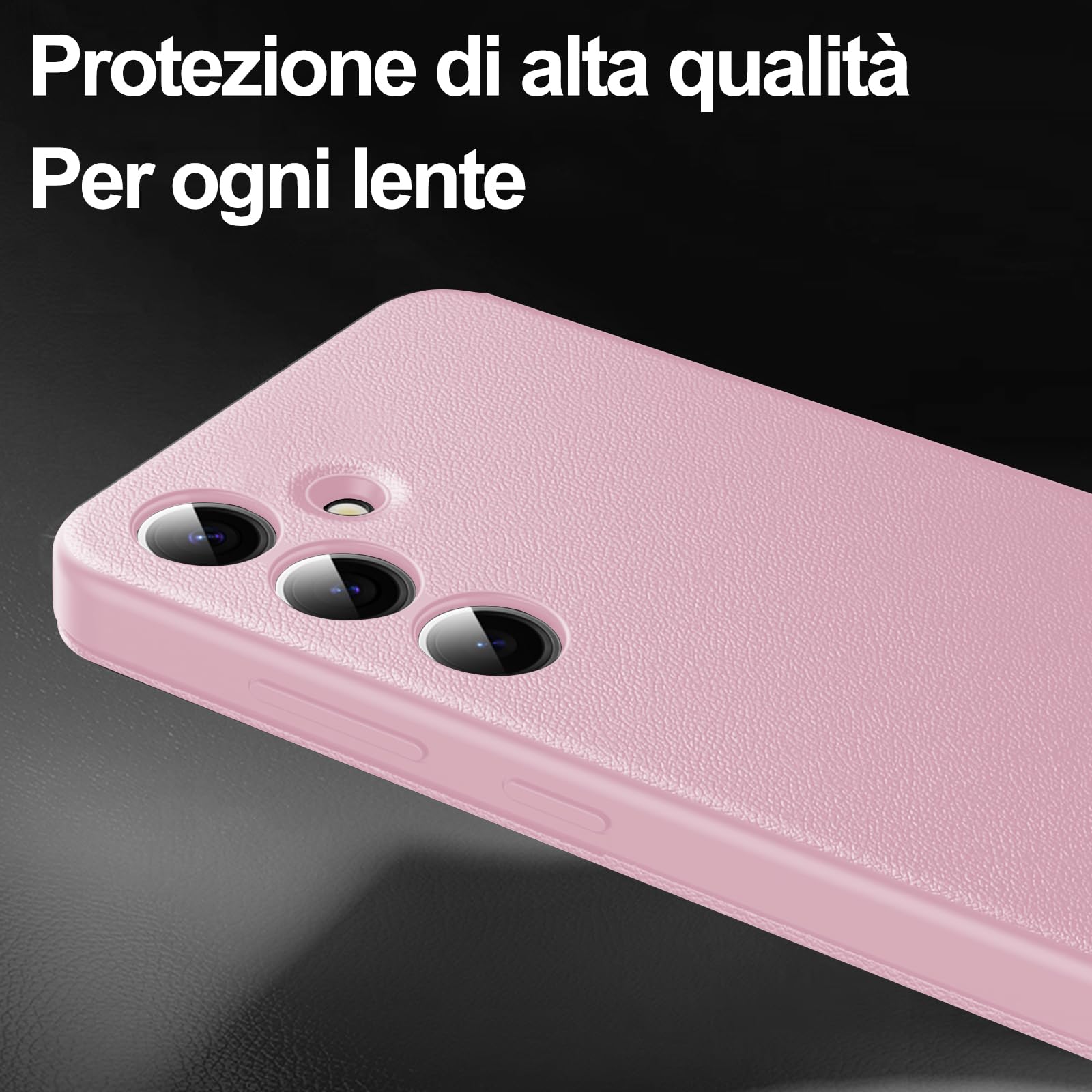 Funda para Samsung Galaxy A57 inteligente de piel [Smart View] Funda Galaxy A57 5G Clear View Flip piel de libro cartera Flip Flip billetera Flip, tarjeta Ranura, Wallet Fundas S View,Rose:Samsung A57