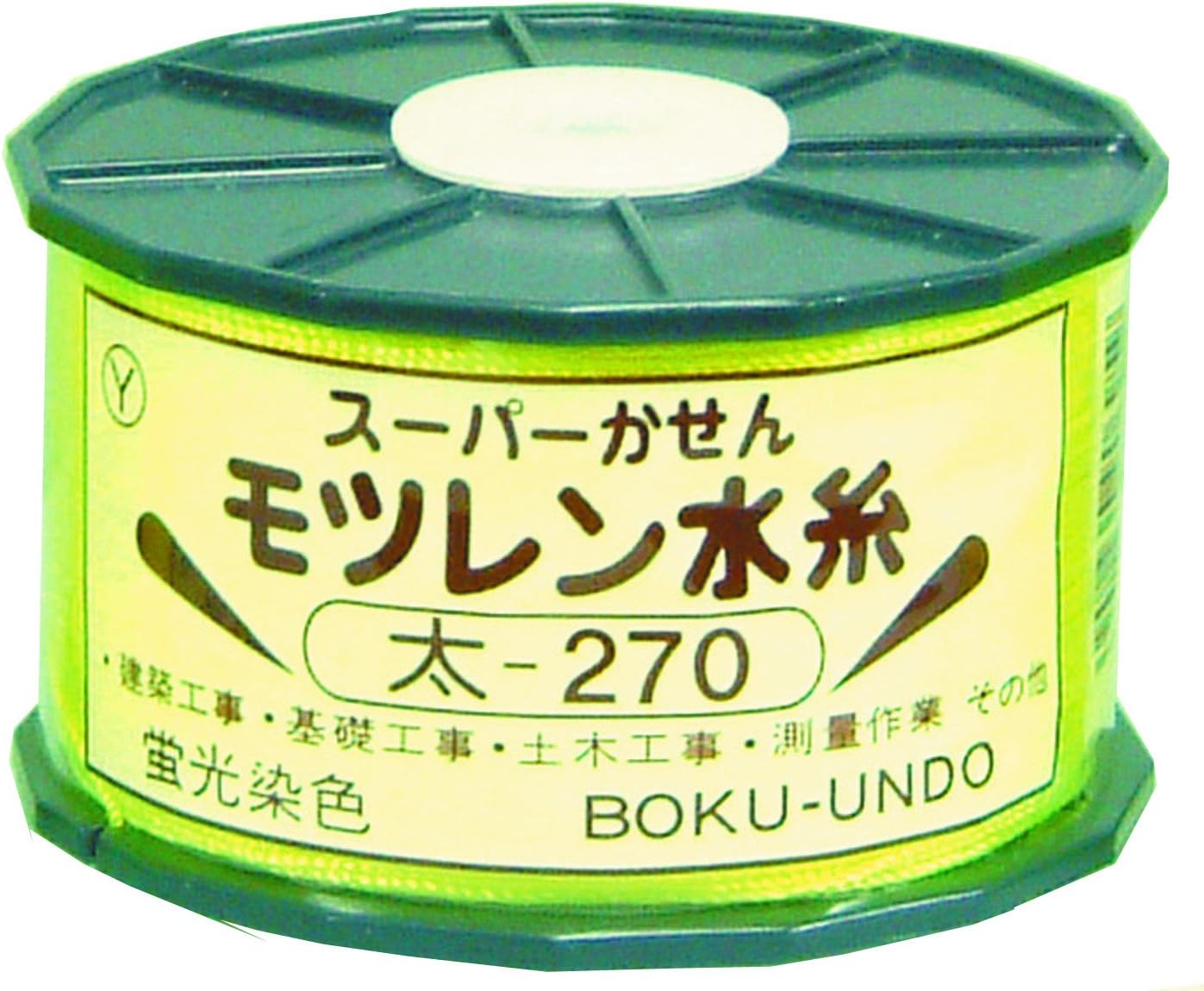 墨運堂 Sumiundo 30222 Motorizen Water Thread, Yellow, Thick, 96.4 ft (270 m)