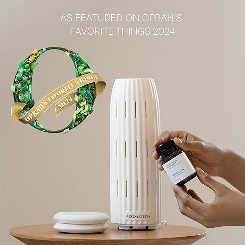 Miniatura 3 de AromaTech Difusor de aroma ambiental para mezclas de aceites esenciales y fragancias, máquina de aroma sin agua con Bluetooth para el hogar,