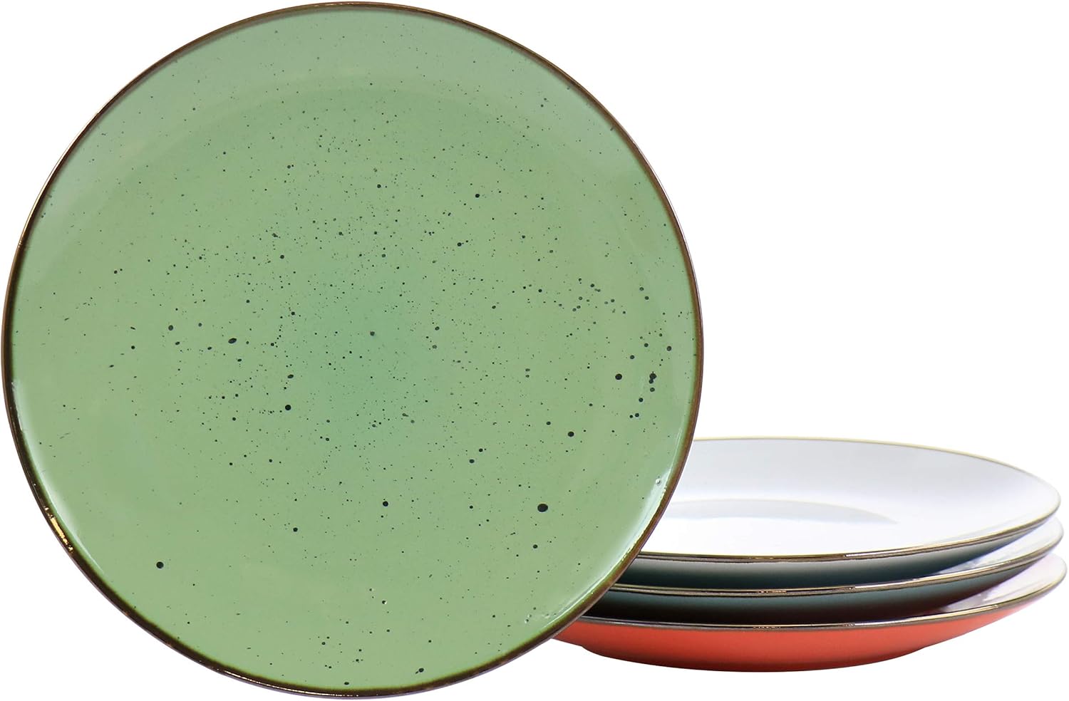  | Elama Mix and Match Multi Colored Assorted Dinnerware Set, 20 Piece, Multicolor: Dinnerware Sets