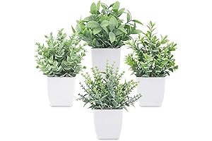 Der Rose Mini Fake Plants for Home Decor