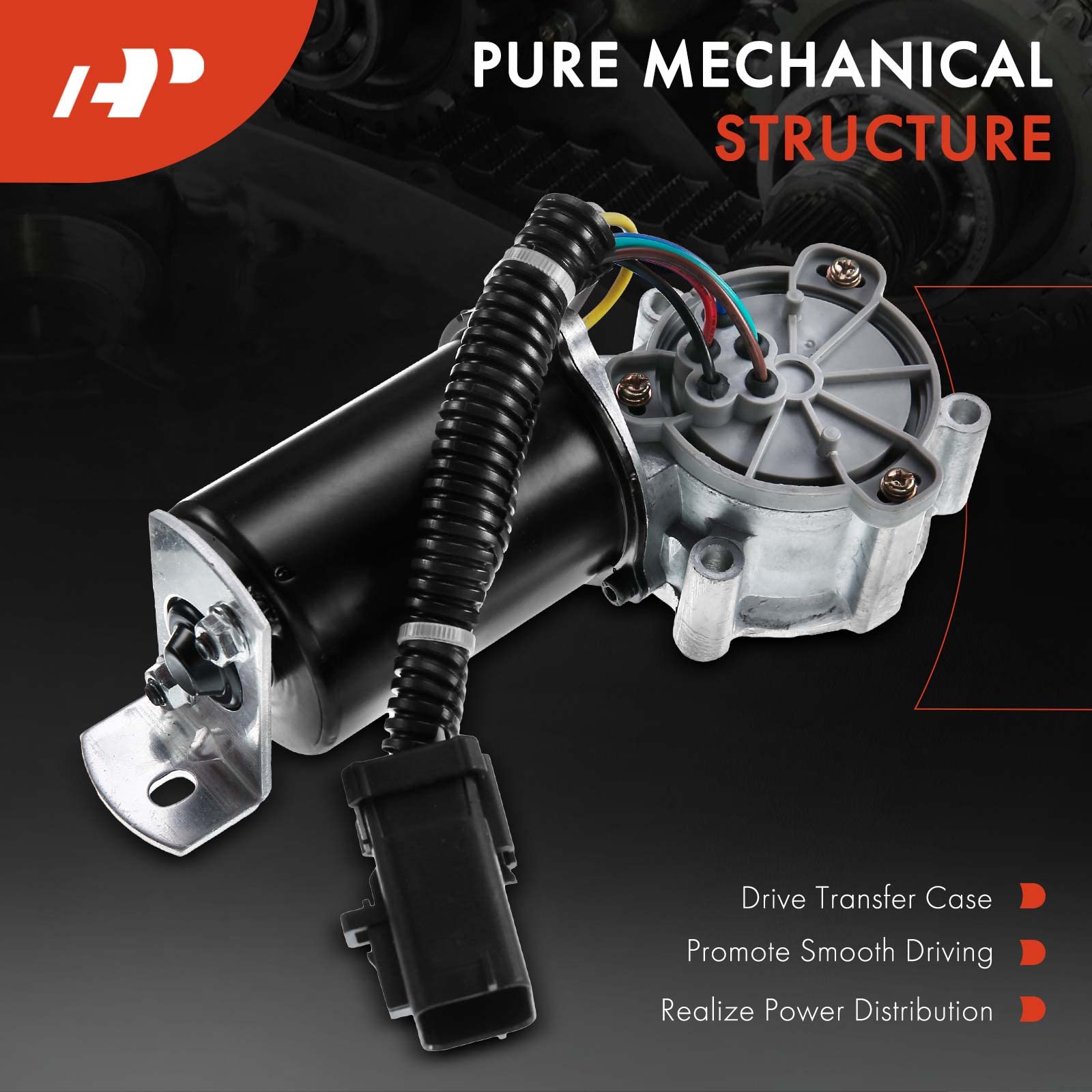 A-Premium Actuador de motor de cambio de caja de transferencia compatible con vehículos Ford y Mercury, Explorer 2006-2007, Explorer Sport Trac 2007, Mountaineer 2006-2007 4.0L 4.6L, 4WD