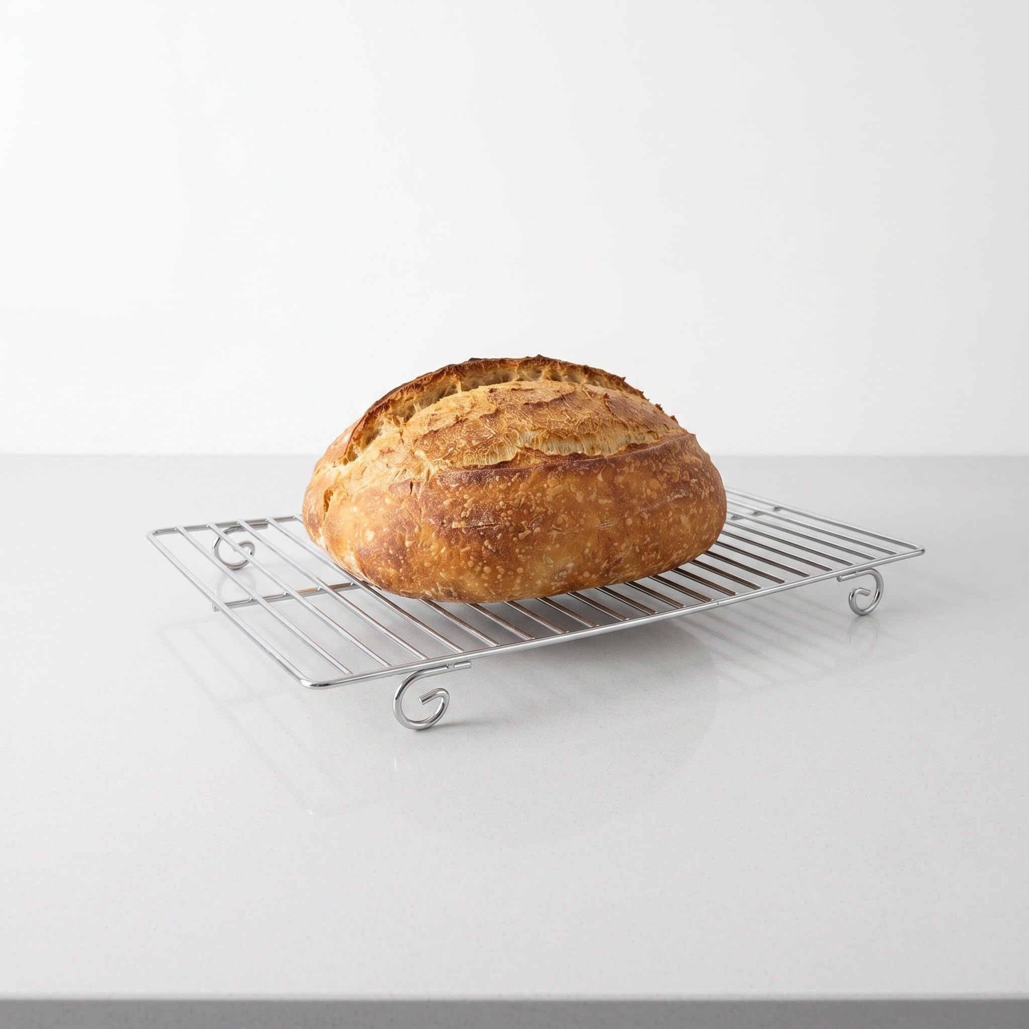 ibasenice Grille de Refroidissement pour la Cuisson et la pâtisserie - Grille de Cuisson en Acier Inoxydable pour Four, idéale pour la préparation des gâteaux, Biscuits et Pains - Améliore la