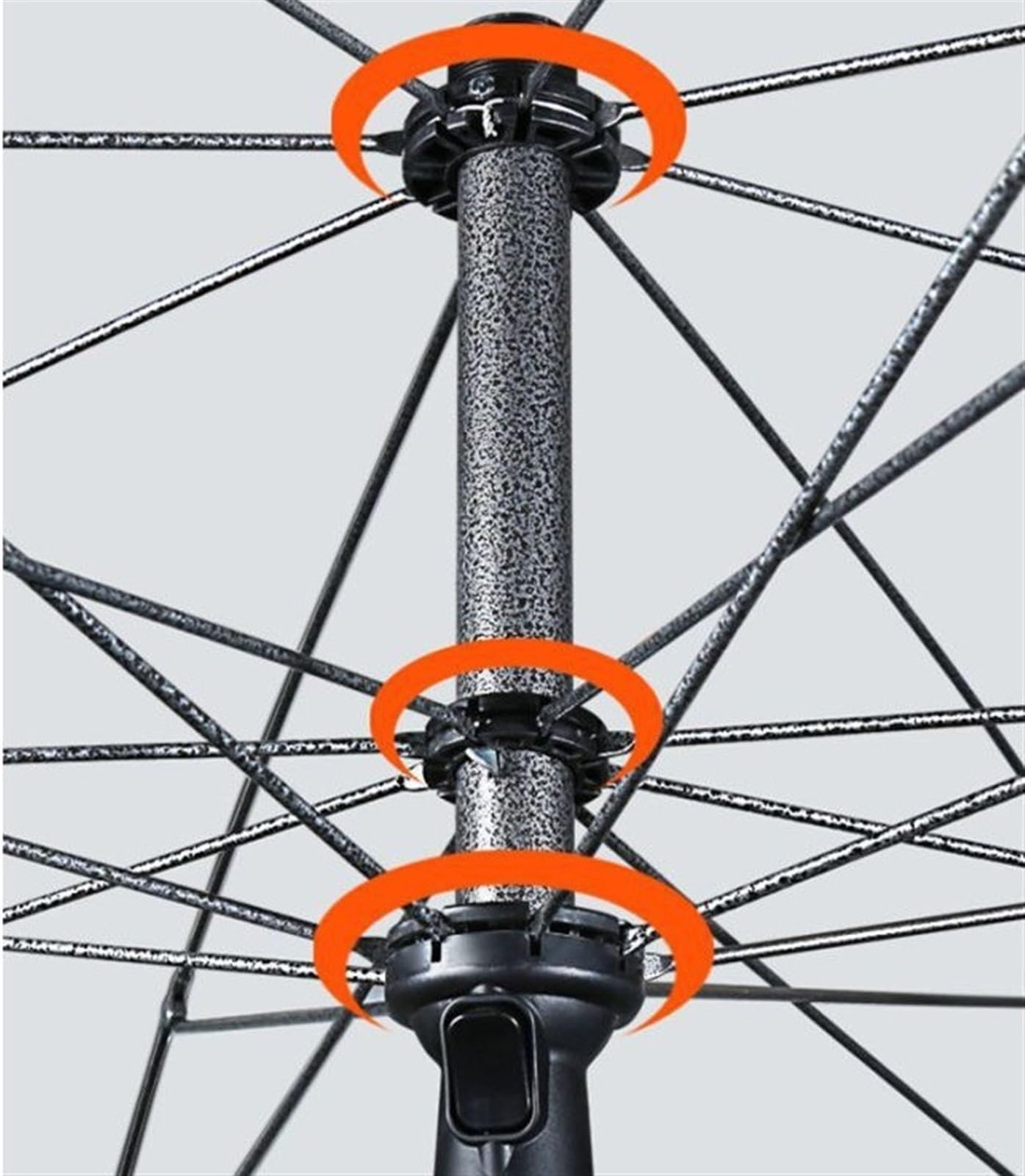 Prosty Parasol, Parasol Ogrodowy Okrągły Parasol Ogrodowy Na Werandę Przy Basenie Bez Podstawy Ogrodowy Parasol(Grün)