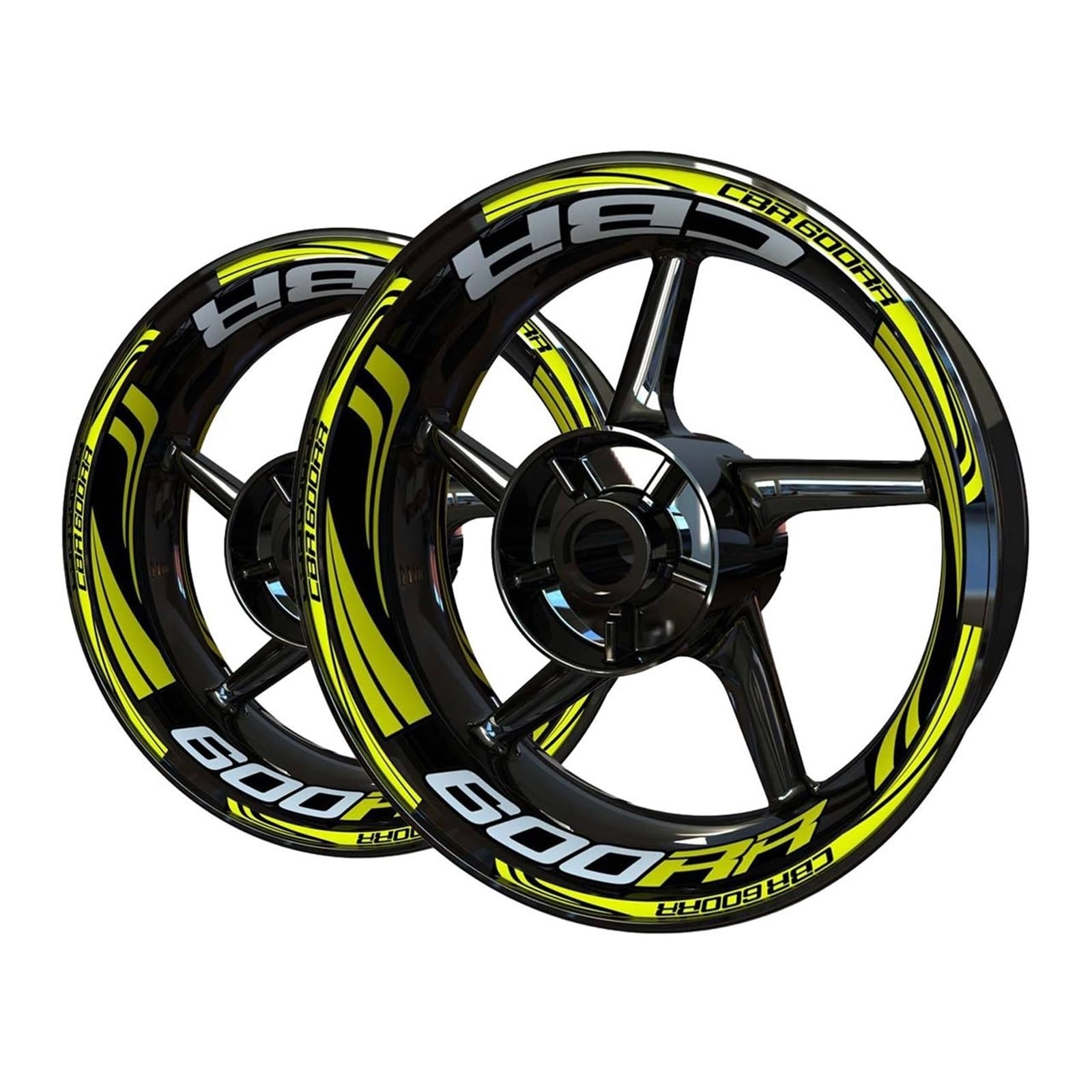 for CBR 600RR for CBR600RR Wheel Sticker Decal Kit Rim Motorcycle Set(4)