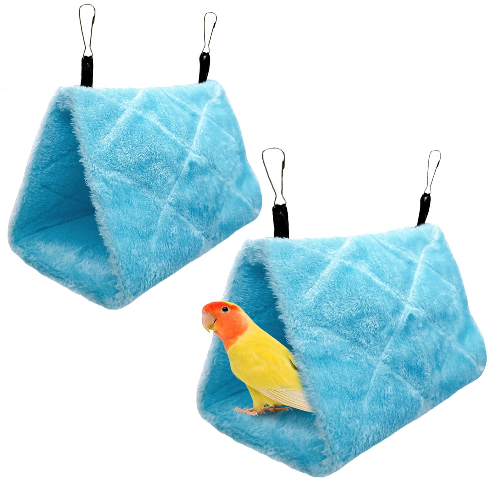 Tente à oiseaux anti-froid Tfwadmx : protégez votre cacatoès avec ce hamac suspendu en peluche