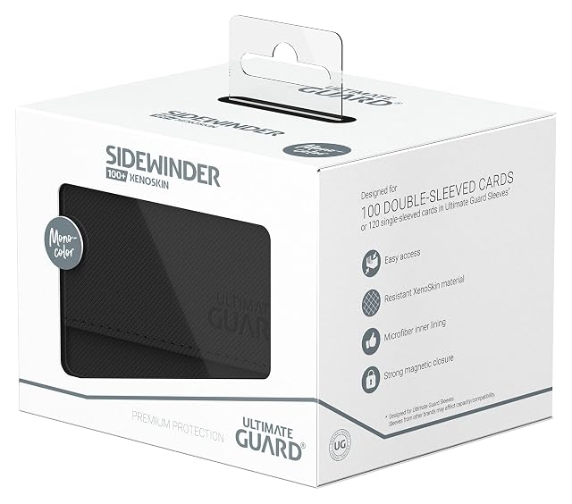 Foto 7 de 7 de Ultimate Guard Sidewinder 100+ XenoSkin Monocolor Negro