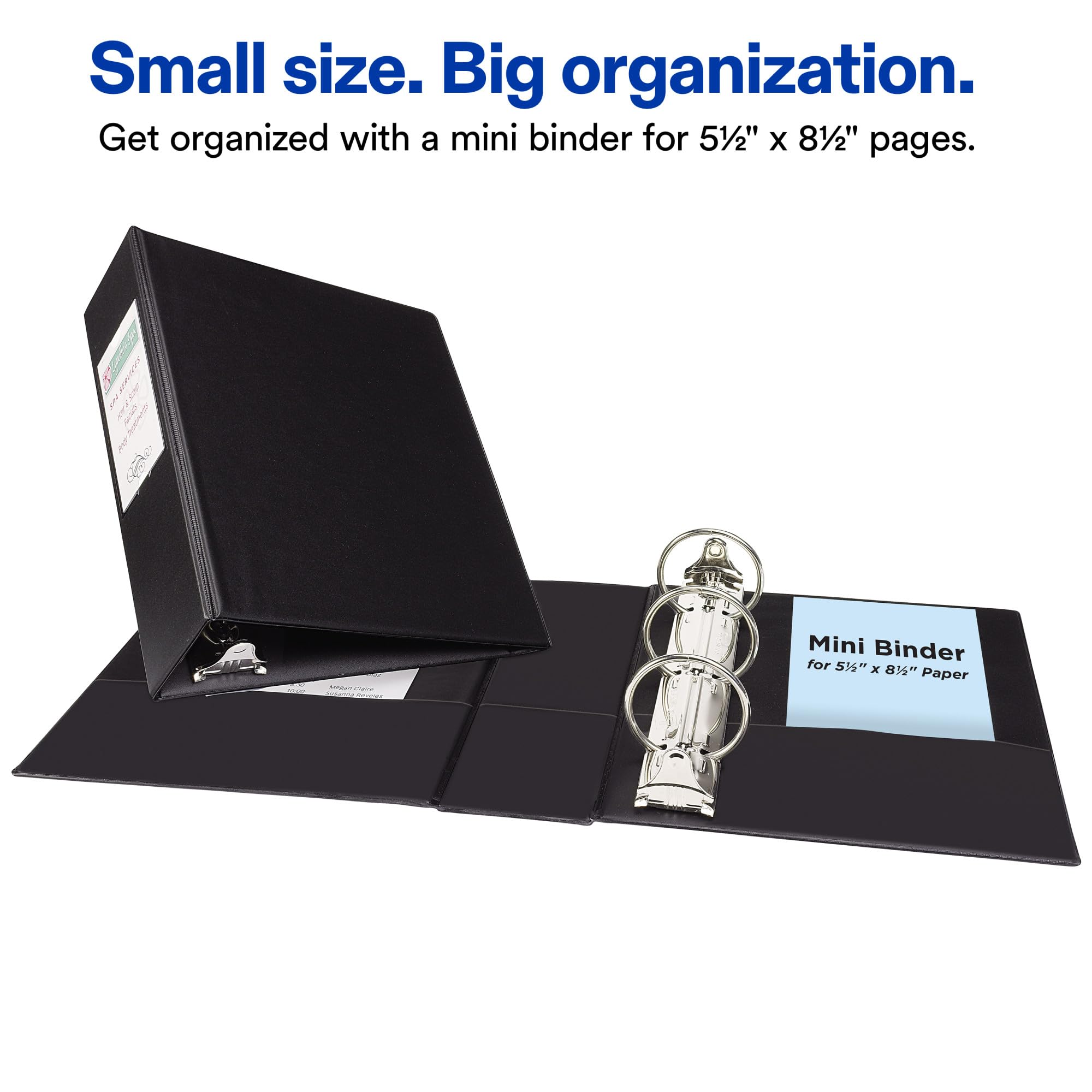 Amazon.com : Avery Mini 3 Ring Binder, Holds 5.5