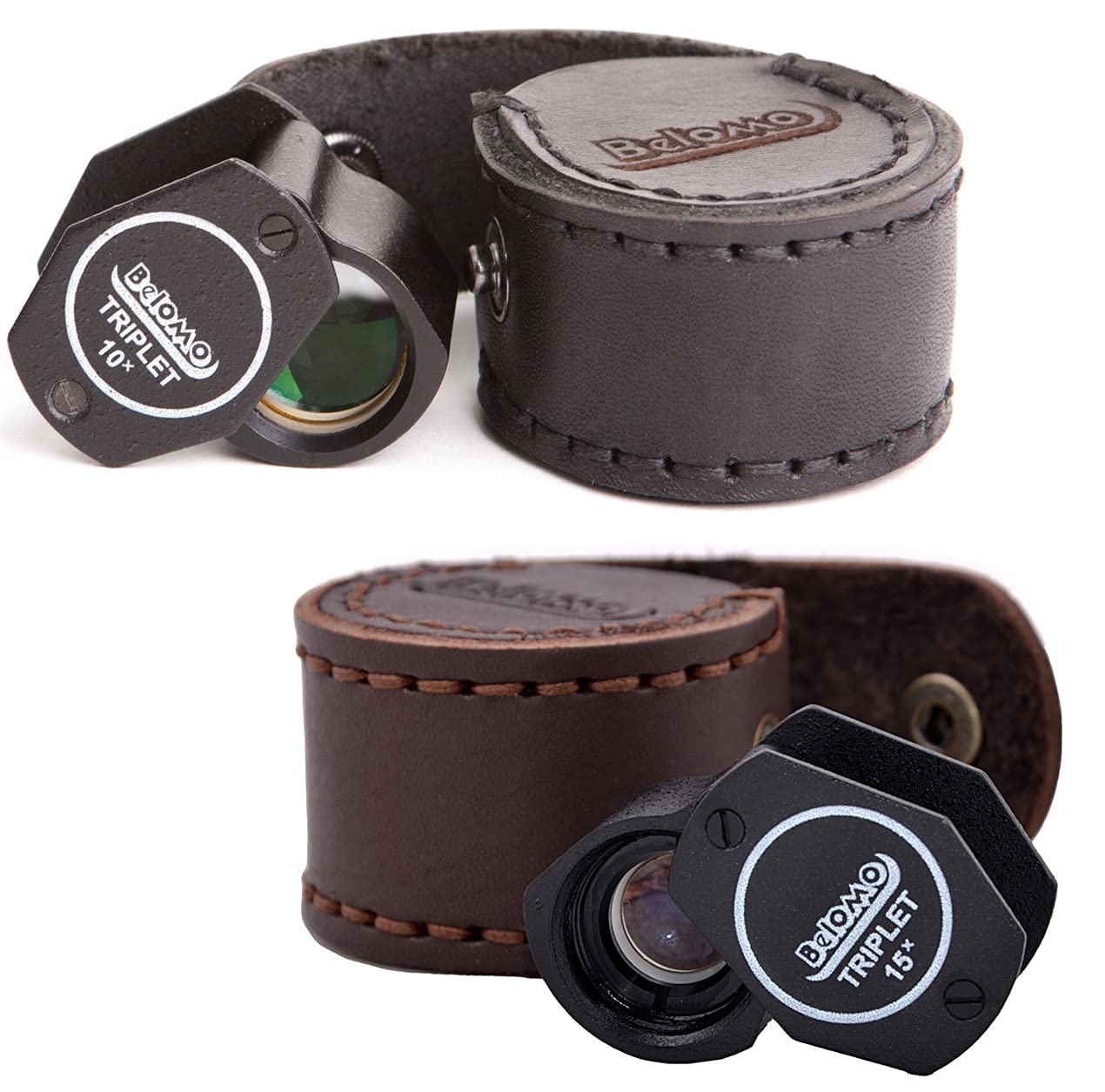 Buy BelOMO 10x + 15x Jewelers Loupes Triplet Magnifiers. TOptical Glass