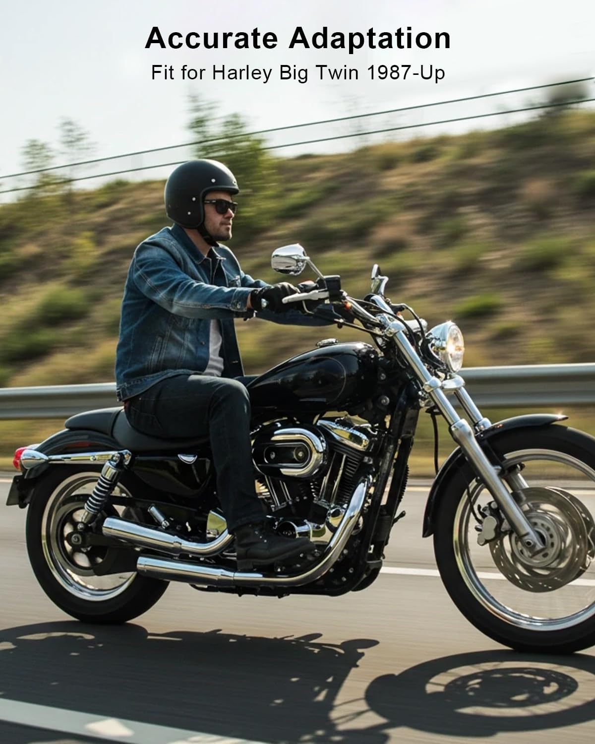 Motorcycle Easy Lever Pull Power Clutch Kit Fit for Harley Big Twin 1987-Up & Softail 1987-2023 & Dyna 1987-2017 & Touring 1987-2023, Replace 36805-06