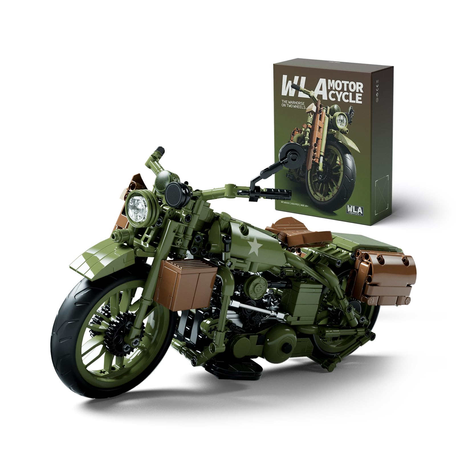 Amazon.com: Nifeliz Motorcycle WLA Model Toy for Adults, Classic
